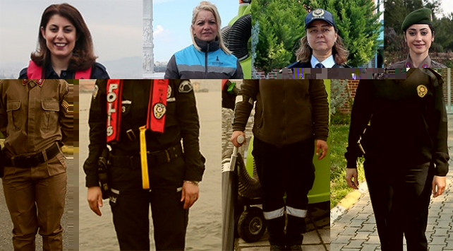 Türkiye’nin dört bir yanından üniformalı kadınların görev aşkı