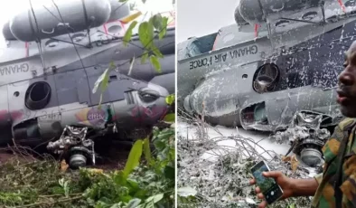 Gana’da askeri helikopter düştü: 8 ölü