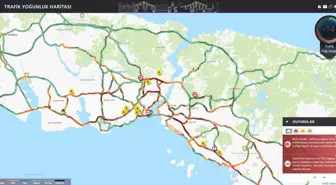 İstanbul’da Akşam Trafik Yoğunluğu Yüzde 74’e Ulaştı
