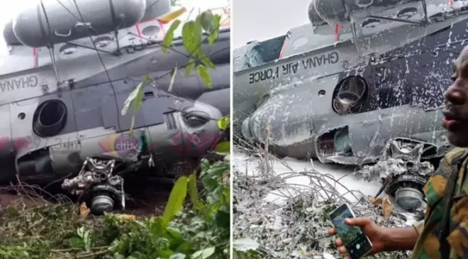 Gana’da askeri helikopter düştü: 8 ölü
