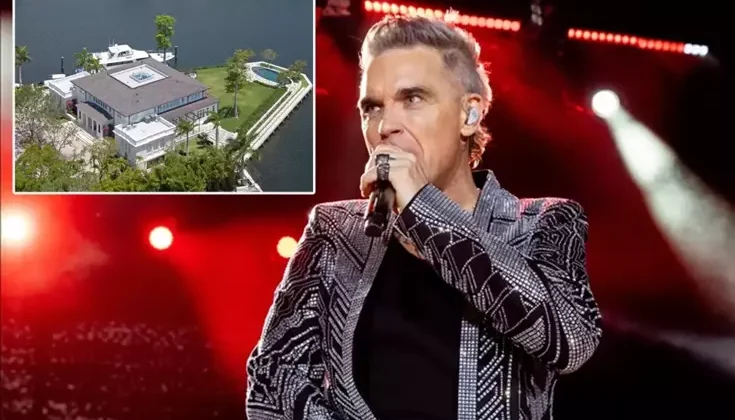 Robbie Williams’tan 1.3 milyarlık malikane! İçinde yok yok