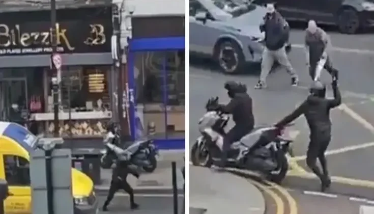 Londra’da Türk kuyumcu dükkanı palalı hırsızlar tarafından soyuldu